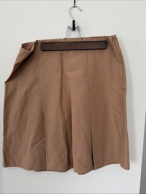 Vince Tan A-Line Skirt